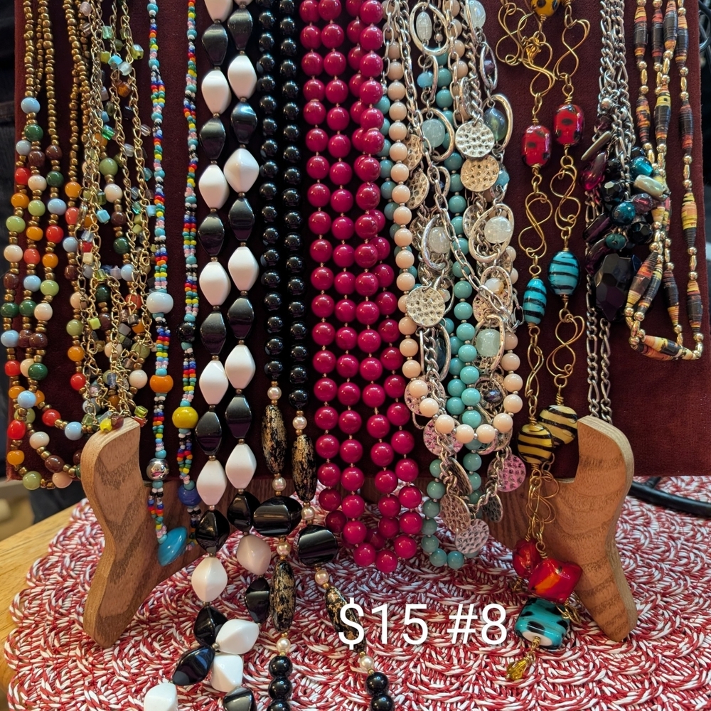 Colorful Beaded Necklace Set